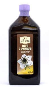 Čierny olej stlačený za studena, unsholic