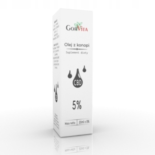 CBD - Konopný olej CBD 5% 20 ml