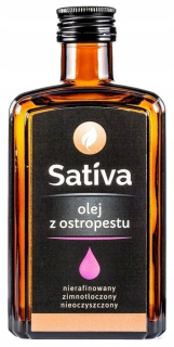 SATIVA olej z ostropestreca mariánskeho, lisovaný za studena 500 ml