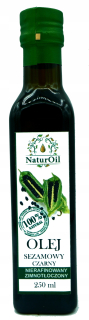 Čierny sezamový olej 250ml NaturOil Unikátny