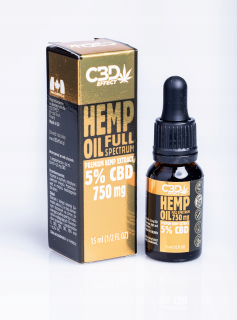 CBD - Olej 5% CBD Full Spectrum 15 ml Certified