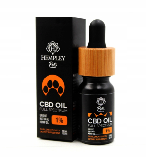 CBD - CBD oleja 1% 100mg Hempey zvieratá