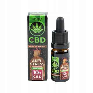 CBD - CBD olej 10% proti stresu 10 ml Euphoria