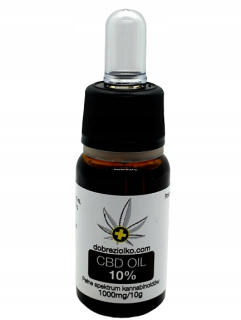 CBD - CBD olej 10% konope 1092mg / 10 ml Certifikát