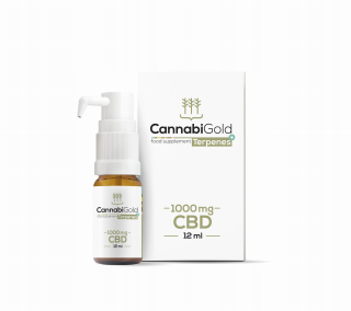 CBD - CBD 1000mg olej + konope terpén 12ml