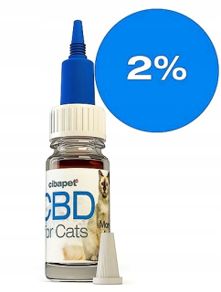 CBD - CBD olej 2% u mačiek 10ml Cibapet