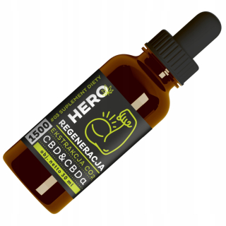 CBD OIL CBDA HERO Sport Regenerácia 1500mg 30ml
