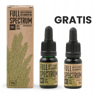 CBD - CBD konopný olej 24% CBD 10 ml plné spektrum
