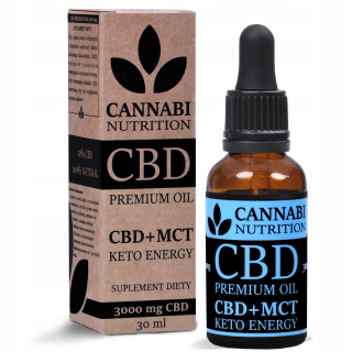 CBD - CBD + MCT Keto energie 10% 3000 mg 30 ml