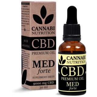 CBD - CBD MED prepočítaný olej 30% 9000 mg 30 ml