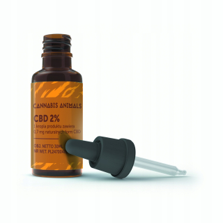 CBD - Olejové Cannabis Zvieratá CBD 2% 30 ml Všeobecné