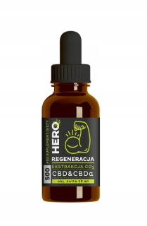 CBD - Olej Hero Regenerácia CBD 10 ml Cannabis Šport