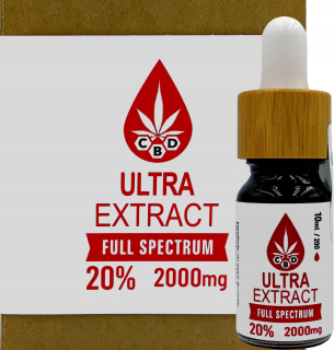 CBD - CBD konopný olej 20% | 2000mg | listinných