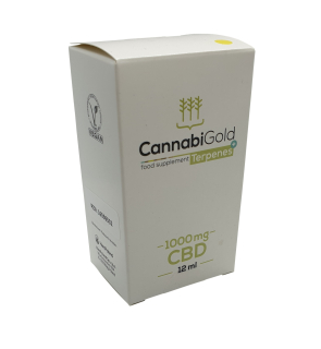 CBD - HEMP OIL 10% CBD CANNABIGOLD TERPENES +