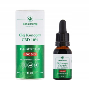 CBD - CBD lov olej 10% 1500mg 15 ml Certifikát