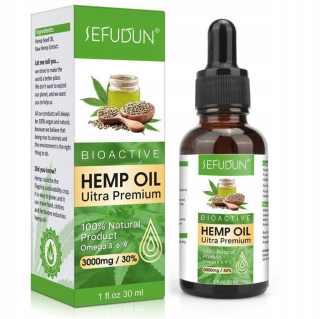 CBD - Konopný olej + CBD, 30%, 30 ml, 300 mg / ml Výhodné
