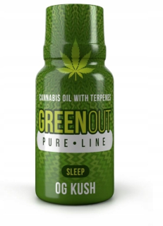 CBD - Konopný olej Greenout Čistý OG v.g. Kush CBD THC