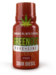 CBD - Konopný olej GREENOUT PURE SOUR DIESEL CBD THC