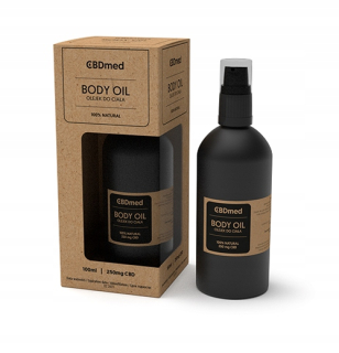 CBD - 100ml telo olej (250 mg CBD)