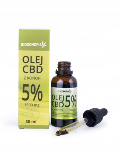 CBD - Bioconopy silice 5% CBD 30ml