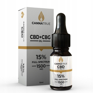 CANCEANTRUUE CBD + CBG Esenciálny olej 15% 1500mg 10ml