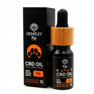 CBD - CBD kôň silice 1% 100mg Hempey zvieratá Pes Mačka