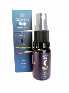 CBD - CBD lov olej 10% 1000mg CBDKING SLEEP SEN