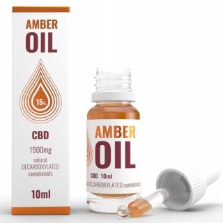 CBD - CBD lov olej 15% 10ml 1500mg - Amber Oil