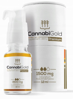 CBD - CBD konopný olej 15% CannabiGold Premium 1500mg