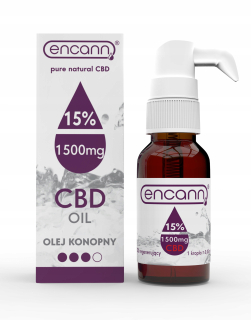 CBD - CBD konopného oleja 15% Encann 10 ml Cannabis