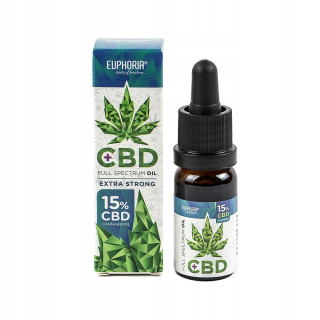 CBD - CBD konopný olej 15% originálna eufória