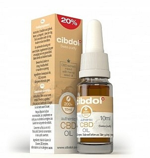 CBD - CBD konopný olej 20% CIBDOL 10ml Original