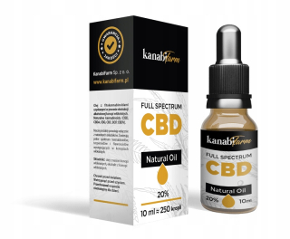 CBD - CBD konopného oleja 20% extrakcii alkoholom