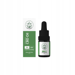 CBD - CBD lov olej 5% 10 ml Full Spectrum Prírodné