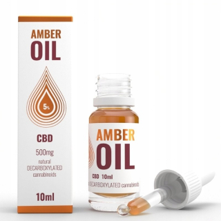 CBD - CBD lov olej 5% 10ml 500mg - Amber Oil