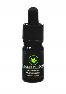 CBD - CBD lov olej 5% 500 mg + vitamín A, D, E a K
