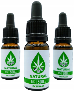 CBD - CBD 5% HEMP OIL - 500 mg CBD - CERTIFIKOVANÝ