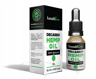 CBD - CBD konopný olej 5% DECARBO Ekstra. alkoholik