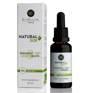 CBD - CBD konopný olej 6% Bibloom 600 mg 30 ml CBD / CBDA