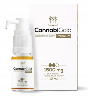 CBD - CBD CANNABIGOLD PREMIUM 1500, 12 ml
