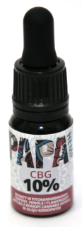 CBD - CBG HEMP OIL 10% 10ML Úplné spektrum