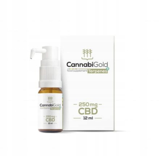 CBD - CANNABIGOLD terpény + 250mg OIL