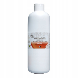 CBD - Neutrálny masážny éterický olej 500ml cannabios