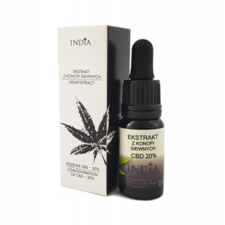CBD - Konopný olej CBD extrakt 20% 10ml India