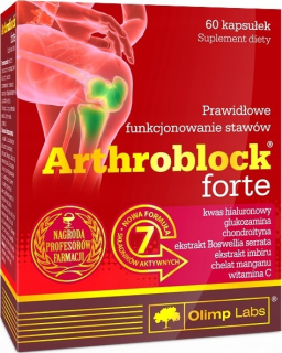 Ochrana kĺbov -  OLIMP ARTHROBLOCK FORTE 60KAPS. Kolená kostné rybníky