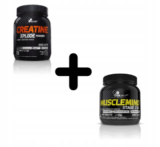 Kreatín - Olimp Createine Xplode + Musclemino Stage 2
