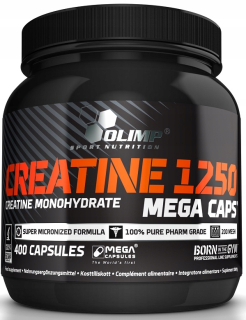 Kreatín - Olimp Createine Mega Caps 1250mg - 400 Mono