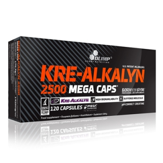 Kreatín - Olimp KRE-ALKALYN 2500 120 KAPS