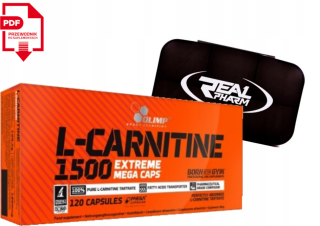 Spaľovač tuku - Olimp L-Carnitine 1500 Extreme 120 KAP + pilulka