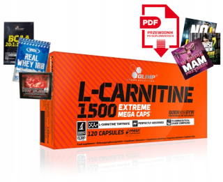 Spaľovač tuku - Olimp L-Carnitine 1500 Extreme 120 kapsúl + zadarmo!